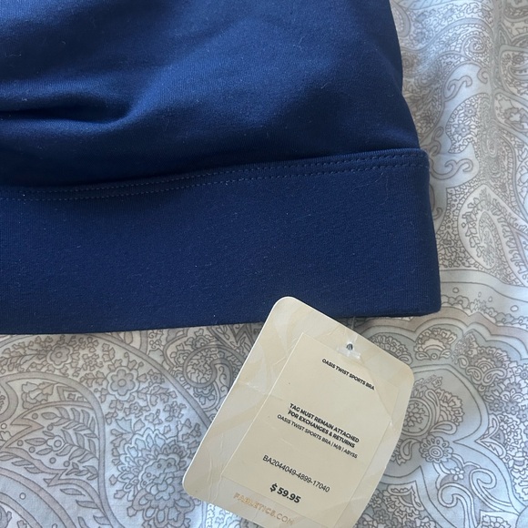 Fabletics Deep Blue Sports Bra - Picture 6 of 8